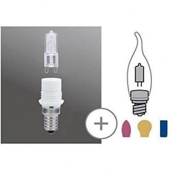 Paulmann 54919 Portalámparas E14, incl. 20W, G9, Claro, MiniHalógeno
