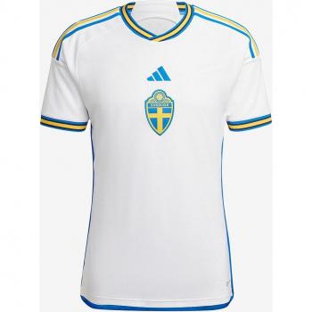 adidas 2022-2023 Sweden Away Shirt - White - Male - Size: Small (36-38 Chest)