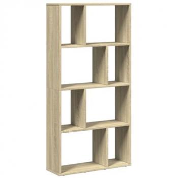 Estantería de madera de ingeniería roble Sonoma 60x20x120 cm, librería para libros, color marrón