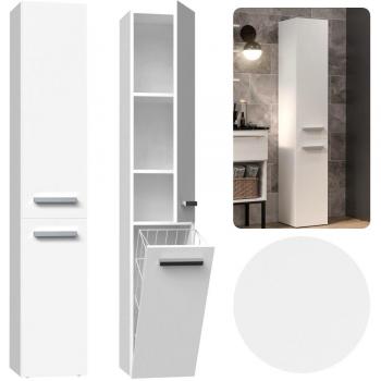 Armario para baño NEL IV Blanco Mate 31x30xH174 cm