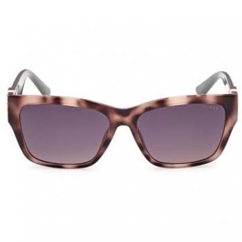 Guess GU00105 Women's Polarized Sunglasses - Coloured Havana / Gradient Smoke 56mm