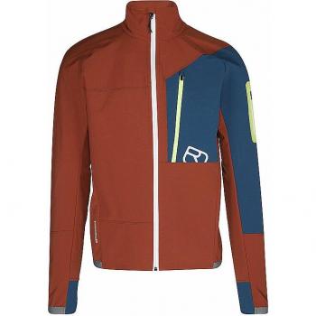 Ortovox Berrino Jacket Hombre Softshell Naranja Arcilla
