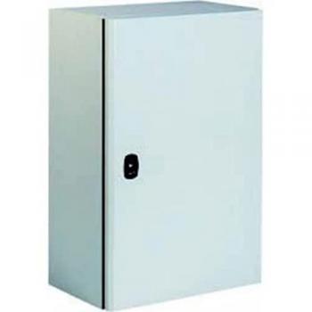 Armario eléctrico Schneider Electric Spacial S3D, puerta plana sin placa de montaje, dimensiones H1000xW800xD250 mm, grado de protección IP66, resistencia al impacto IK10, color RAL7035