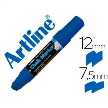 Rotulador Artline Pizarra Verde Negra EPW-12 mm Color Azul