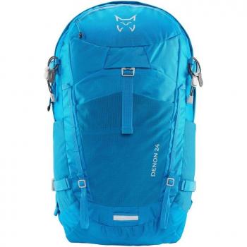 Mochila Altus Denon 24L J30 azul para montaña, capacidad de 24 litros, diseño ergonómico, material resistente al agua, múltiples compartimentos y bolsillos, sistema de ventilación en la espalda