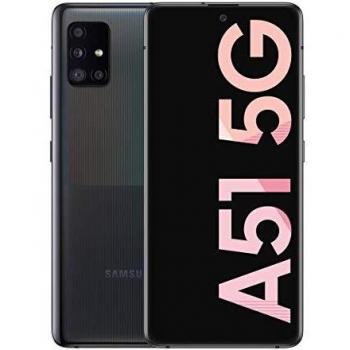 Samsung Galaxy A51 5G, Negro, Dual SIM, Pantalla Super AMOLED de 6.5, Octacore, Memoria Interna de 128GB y RAM de 6GB, Cámara Cuádruple de 48MP y Selfies de 32MP
