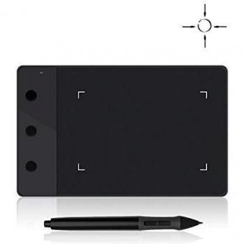 Huion H420 Graphics Drawing Tablet 4 x 2.23 inches Graphics Drawing Board Include USB Art Design Graphics Digital Pen with Hot Keys