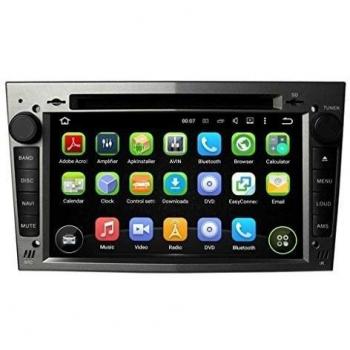 (Gris) 7 pulgadas 2 Din Coche Radio Android 5.1.1 Lollipop OS para Opel Vectra 2005 2006 2007 2008,1024x600 Pantalla Táctil Capacitiva con 1.6G de la Cortex A9 Quad Core CPU 16G y 1G DDR3 RAM Flash GPS Navi DVD 3G/WIFI OBD2 Aux Entrada USB DVR