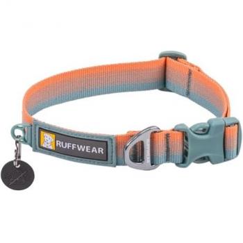 Collar Ruffwear Front Range™ Naranja 100% Poliéster Tubelok™ para Perros, Ajustable y Resistente para Aventuras Diarias