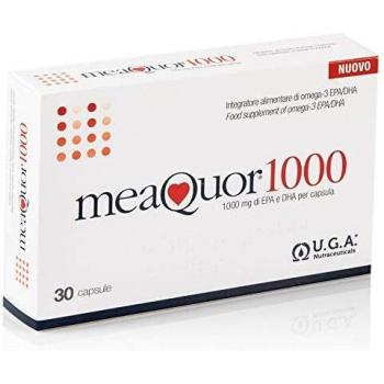 U.G.A. Nutraceuticals Meaquor 1000 - Complemento Alimenticio, 1000 mg de EPA y DHA por cápsula, 30 Cápsulas