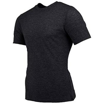 Camiseta térmica Joluvi negra infantil de manga corta y larga, adecuada para uso interior, fabricada con material térmico