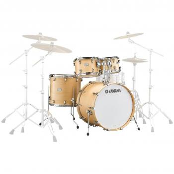 Yamaha Tour Custom 20 Butterscotch Satin Shell Pack with Bass Drum, Toms, and Double Tom Holder