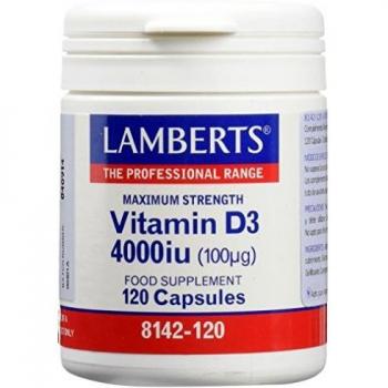 LAMBERTS - VITAMINA D3 4.000ui 120perl L8412120
