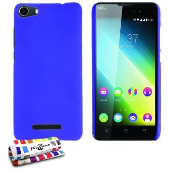 MUZZANO Le Pearls-Carcasa para 2 WIKO LENNY limpiadora, protección antigolpes, diseño con Apple 1 lápiz óptico y 1 gamuza de limpieza MUZZANO, compatible con Wiko Lenny, color morado