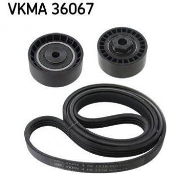 Juego de correas trapeciales poli V SKF VKMA 36067