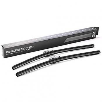 Escobilla Limpiaparabrisas RIDEX 298W0051 Juego de 2 con Spoiler Delante Sin Marco, Longitud 530mm y 475mm para VW, AUDI, SKODA