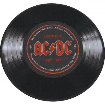 AC/DC Vinilo 67 Alfombra Poliéster, Azul, 40x60x2 cm