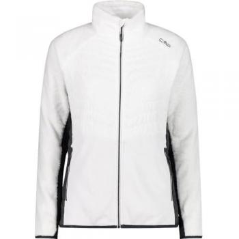 CMP Women's Hybrid Fleece Jacket - White - Size 42