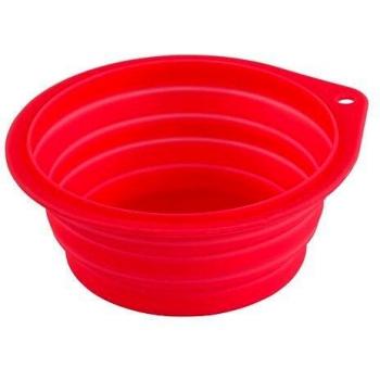 Kerbl Silicona Viajes Cuenco, 500 ml, Color Rojo