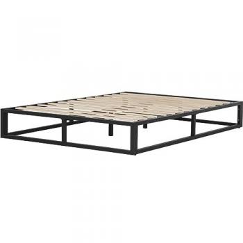 Somier de metal 140 x 190 cm - Negro