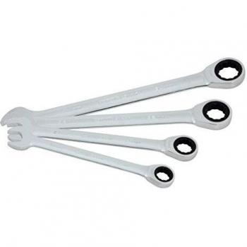 KS Tools 503.4270 Juego de llaves combinadas con carraca GEARplus, 4 pzs, 24-32mm