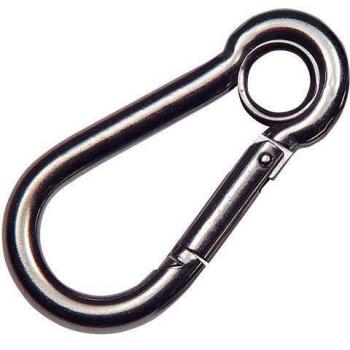 Mosqueton Bombero Inoxidable Con Ojo 60 mm. Uso domestico