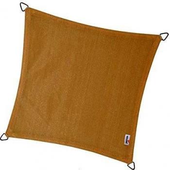 Toldo Sombra Cuadrado Coolfit 3.6 x 3.6 m Color Arena, Transpirable y UV-Resistente