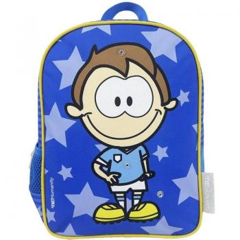 Mochila Me Humanity Profesiones Intercambiables Azul 30 cm Policía, Bombero y Futbolista Multicolor CyP Brands