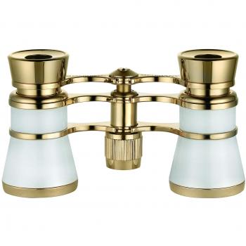 Binoculares de Ópera Eschenbach Glamour 3x25 Blancos y Dorados