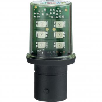 Lámpara LED de Seguridad Schneider Electric con Módulo de Luz Intermitente 24V AC/DC Blanca