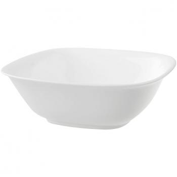 Villeroy & Boch 10-4412-3320 Ensaladera Cuadrada de 17 cm de Diámetro, Porcelana, Blanco