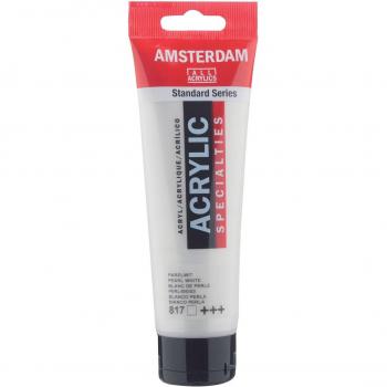 ACRILICO AMSTERDAM 120 ml (817) PERLADO BLANCO