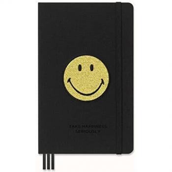 Planificador Grande Sin Fecha Moleskine Edición Limitada Smiley Color Negro