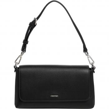 Calvin Klein CK Must Convertible Caviar Shoulder Bag for Women, Black, One Size