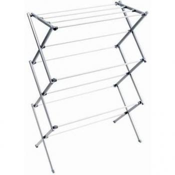 Duett Tendedero Plegable, Metal, Gris, 16.00x9.0x71.5 cm