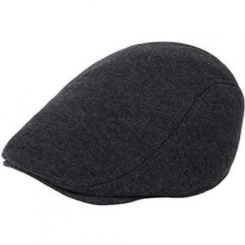 WETOO Boina Hombre Algodón Ajustable al Aire Libre Gorra de Vendedor de periódicos Casual
