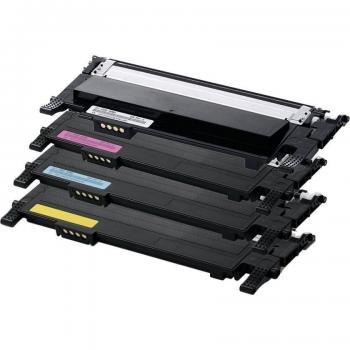 4 Cartuchos de tóner compatibles con CLT-406S para Samsung CLP-360 CLP-360N CLP-365 CLP-365W CLX-3300 CLX-3305 CLX-3305FN CLX-3305N CLX-3305W CLX-3305FN CLX-3305FW Xpress C410W SL-C460FW