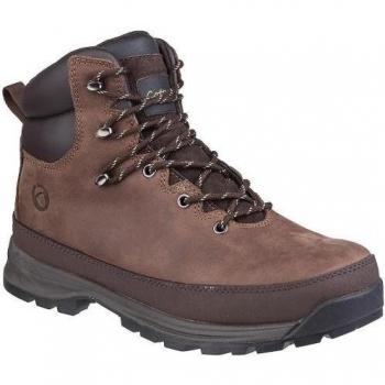 Cotswold Men's Sudgrove Lace Up Hiking Boots (Brown) Leather - Size UK 7