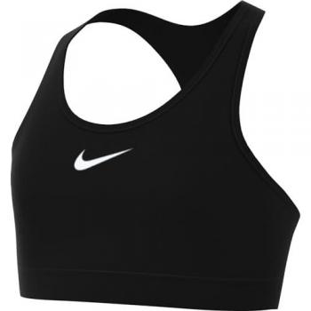 Nike Dri-Fit Swoosh Sports Bra - Girls/Women - Black - Size: Small
