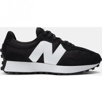 New Balance 327 Men's Leather Sneakers in Black