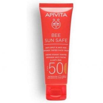 Apivita Bee Sun Safe Protective Tinted Cream for Face SPF 50 50 ml