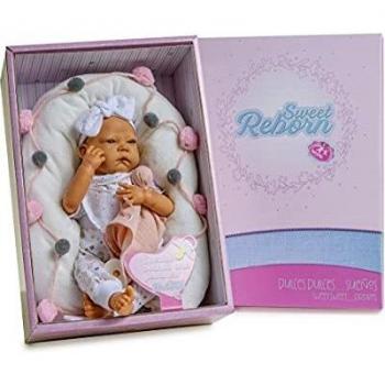 Berjuan - Muñeco bebé Reborn niño toquilla Mecanismo - 8206
