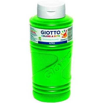 Pintura de Dedos Giotto Verde, 750 ml