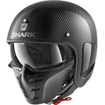 SHARK NC Casco per Moto, Hombre, Negro, XS