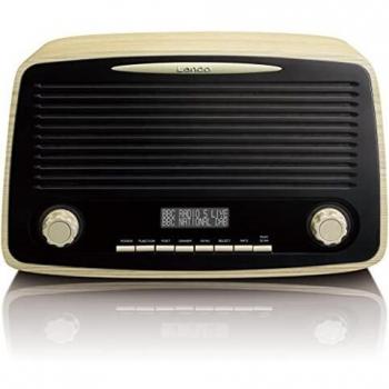 Radio DAB Lenco DAR-012 de Madera 2 x 5 Watt Color Marrón