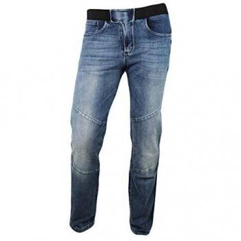 Jeanstrack Turia Jeans Pantalón de Escalada, Hombre, Jean Snow, S