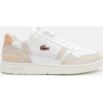 Zapatillas Lacoste T-Clip Blanco con Detalles Retro