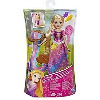 Disney Princess - Muñeca Rapunzel, Estilo Arco Iris, Multicolor