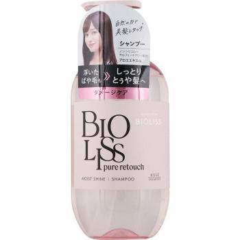 Kose Bioliss Pure Retouch Moist Shine Shampoo 480ml - Georis Cosme Port Pure Retouching Shampoo 480ml