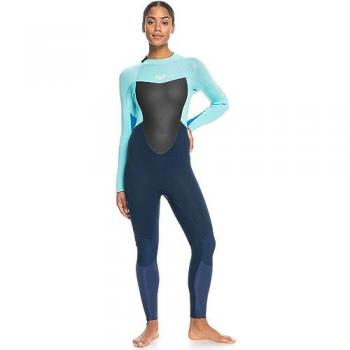 Roxy Traje de Neopreno Prologue 4/3 mm para Mujer con Cremallera Trasera, Manga Larga, Ligero y Fácil de Estirar